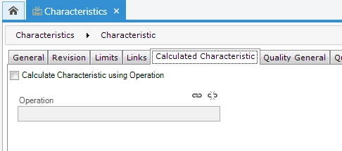 Calculated Characteristics