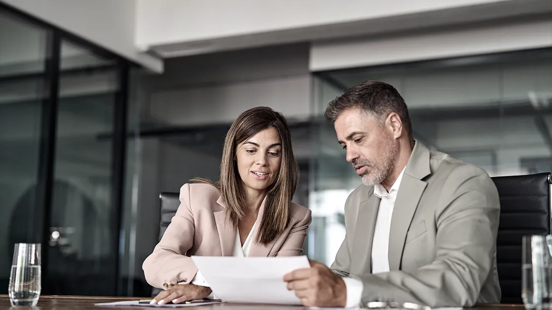 Man With Woman Talking