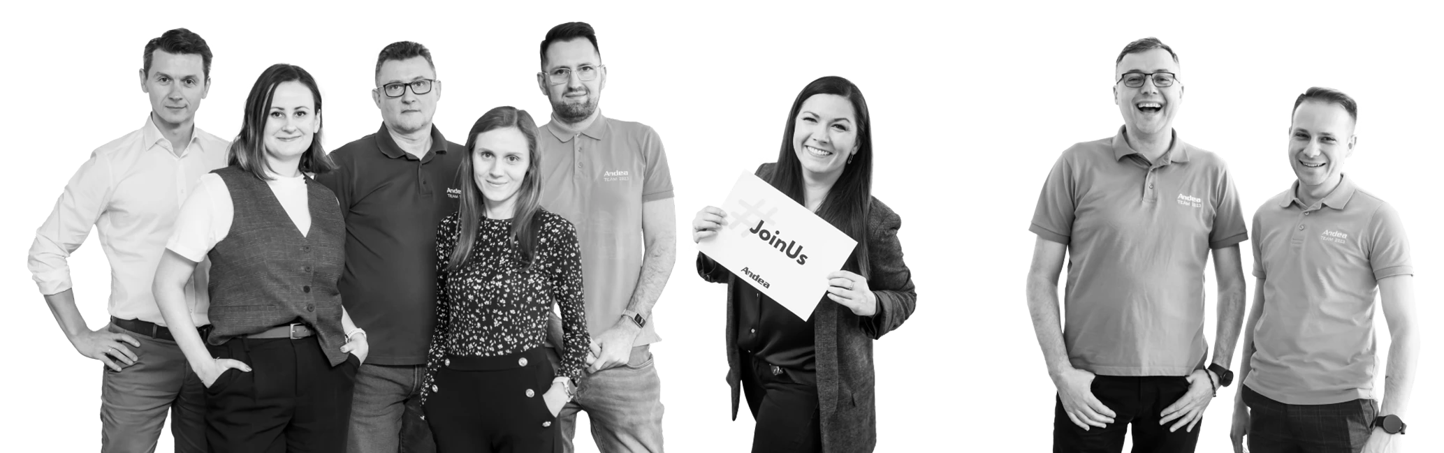 Group of smiling people